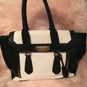 BEBE black and white medium size handbag